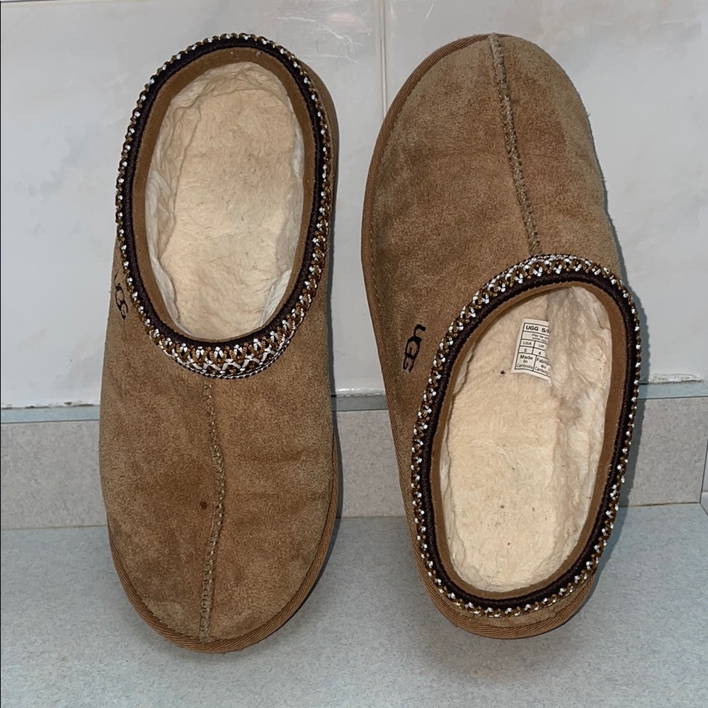 UGG Brown Suede Slippers